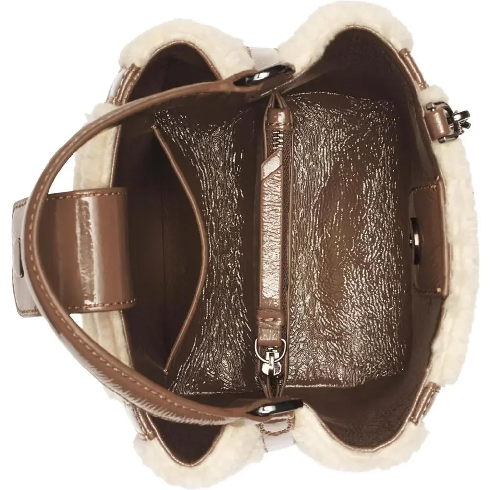 Calvin Klein Astatine Sherpa Triple Compartment Hobo Bag